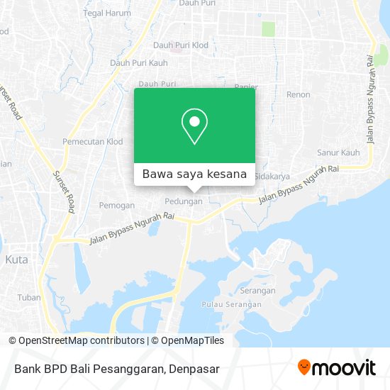 Peta Bank BPD Bali Pesanggaran