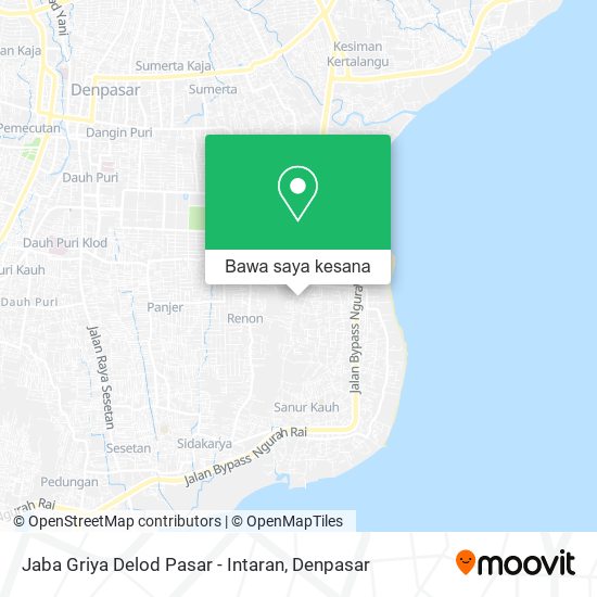 Peta Jaba Griya Delod Pasar - Intaran