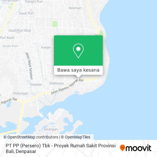 Peta PT PP (Persero) Tbk - Proyek Rumah Sakit Provinsi Bali