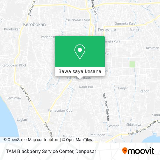 Peta TAM Blackberry Service Center