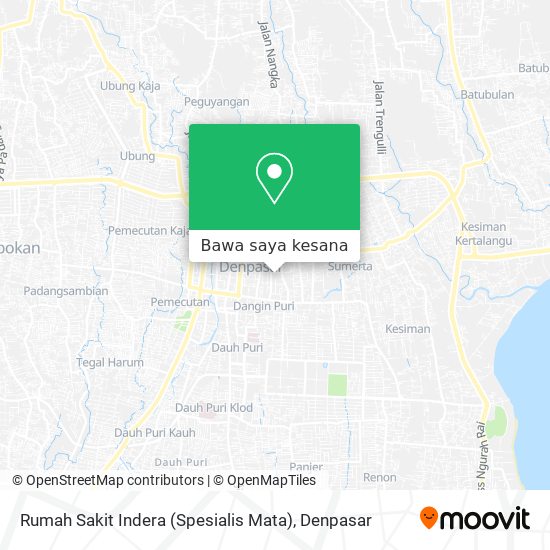 Peta Rumah Sakit Indera (Spesialis Mata)