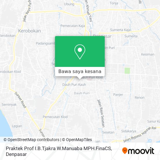 Peta Praktek Prof I.B.Tjakra W.Manuaba MPH.FinaCS