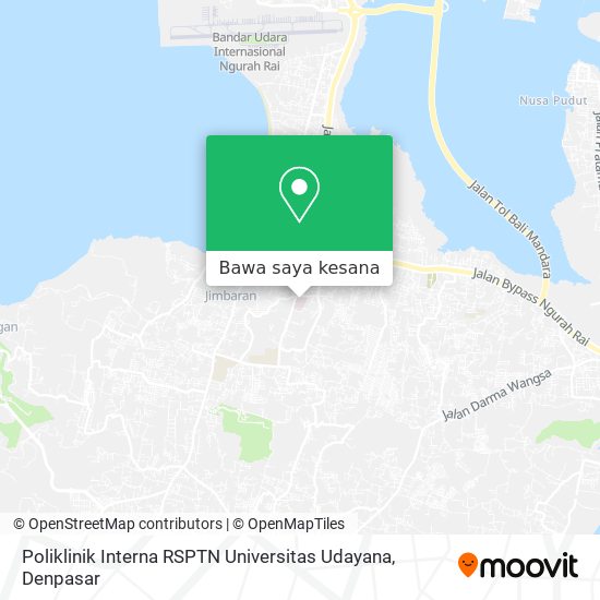 Peta Poliklinik Interna RSPTN Universitas Udayana