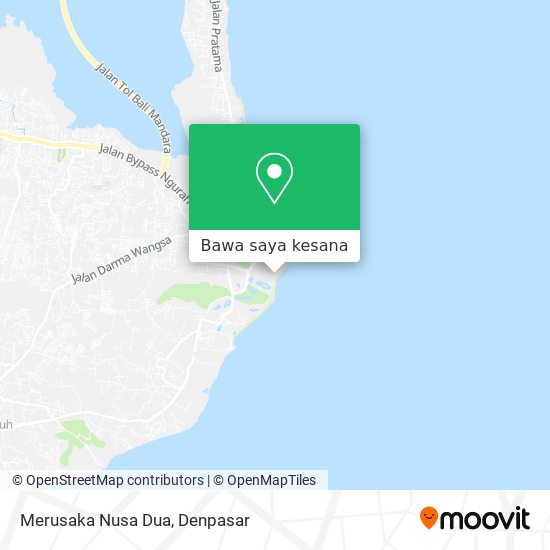 Peta Merusaka Nusa Dua