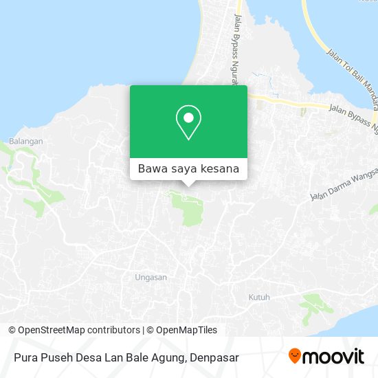 Peta Pura Puseh Desa Lan Bale Agung