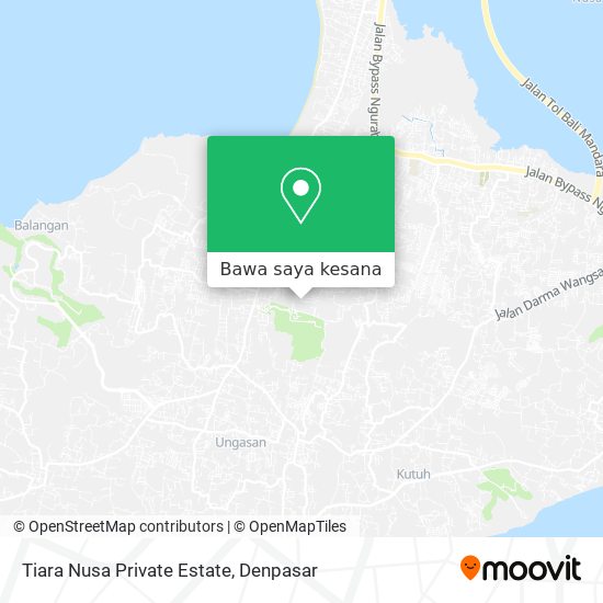 Peta Tiara Nusa Private Estate