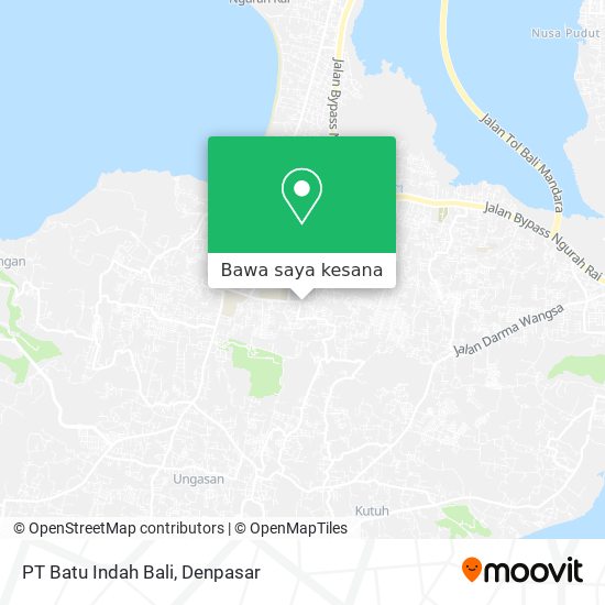 Peta PT Batu Indah Bali