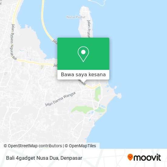 Peta Bali 4gadget Nusa Dua