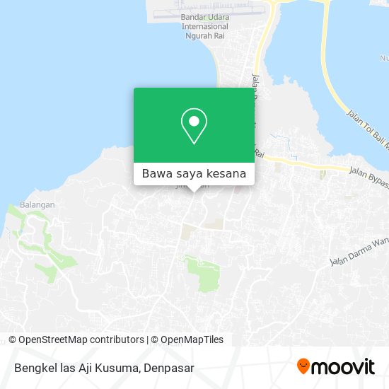 Peta Bengkel las Aji Kusuma