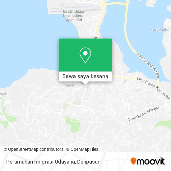 Peta Perumahan Imigrasi Udayana