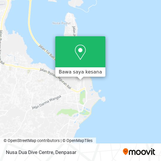 Peta Nusa Dua Dive Centre