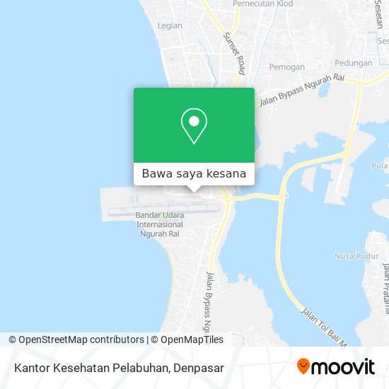 Peta Kantor Kesehatan Pelabuhan