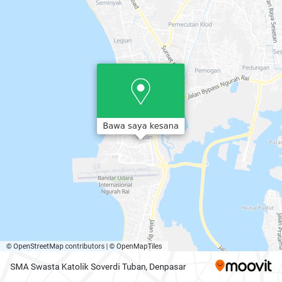 Peta SMA Swasta Katolik Soverdi Tuban