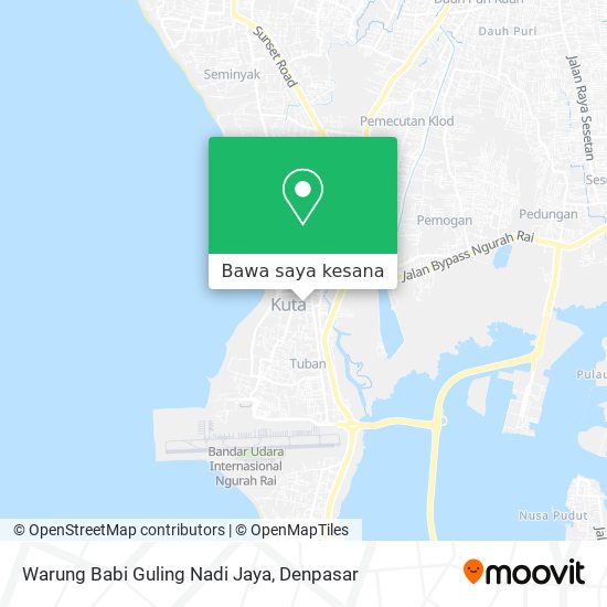 Peta Warung Babi Guling Nadi Jaya
