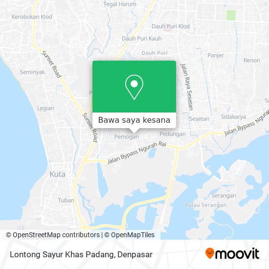 Peta Lontong Sayur Khas Padang