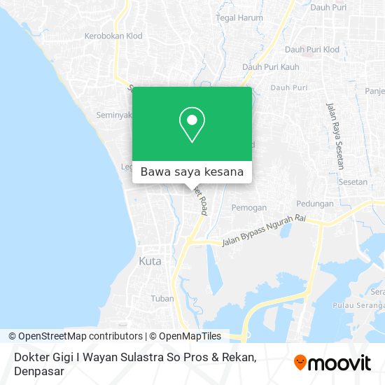 Peta Dokter Gigi I Wayan Sulastra So Pros & Rekan