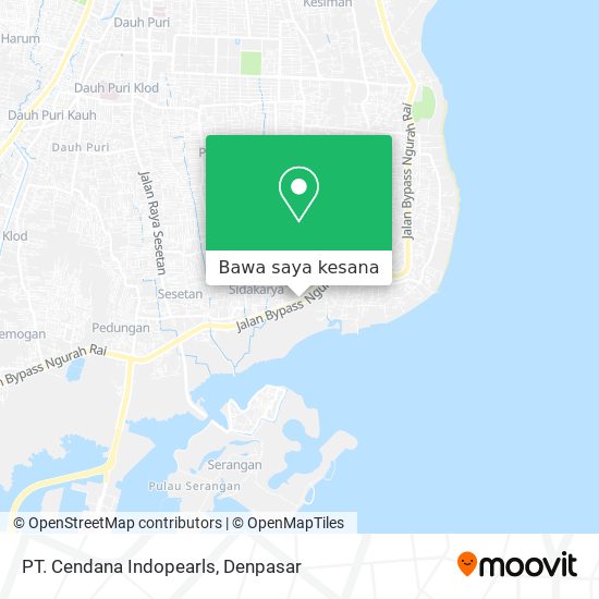 Peta PT. Cendana Indopearls