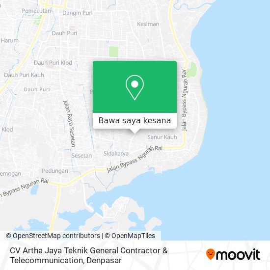 Peta CV Artha Jaya Teknik General Contractor & Telecommunication