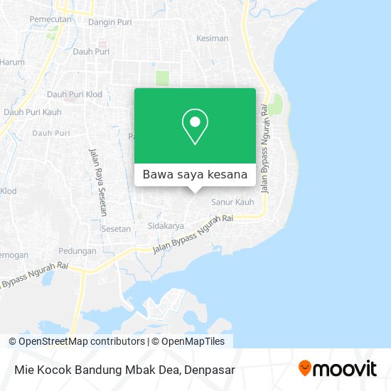 Peta Mie Kocok Bandung Mbak Dea
