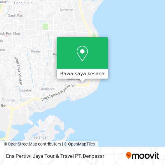 Peta Ena Pertiwi Jaya Tour & Travel PT