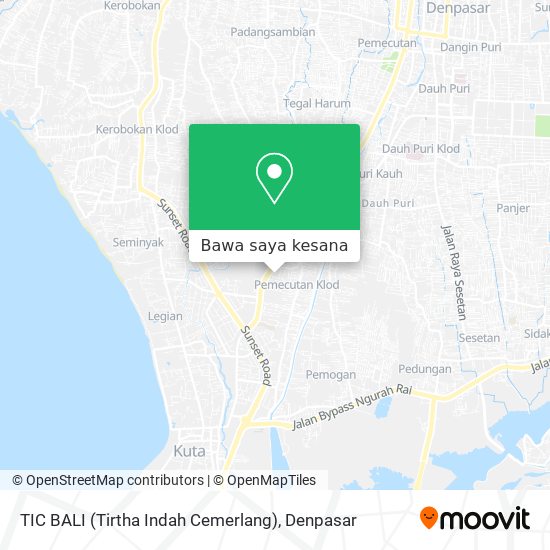 Peta TIC BALI (Tirtha Indah Cemerlang)
