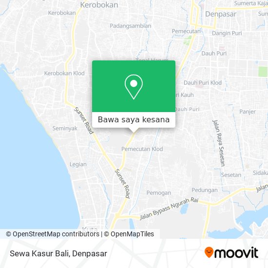 Peta Sewa Kasur Bali