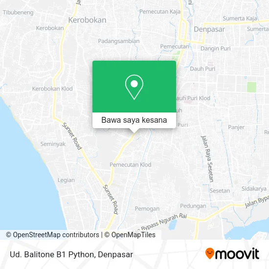 Peta Ud. Balitone B1 Python