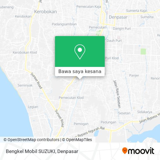 Peta Bengkel Mobil SUZUKI