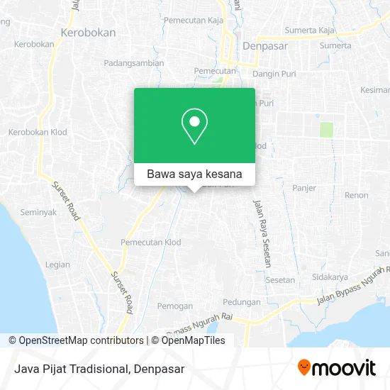 Peta Java Pijat Tradisional