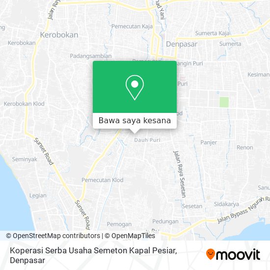 Peta Koperasi Serba Usaha Semeton Kapal Pesiar