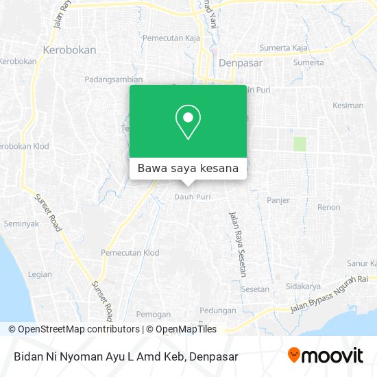 Peta Bidan Ni Nyoman Ayu L Amd Keb