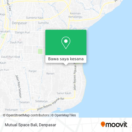 Peta Mutual Space Bali
