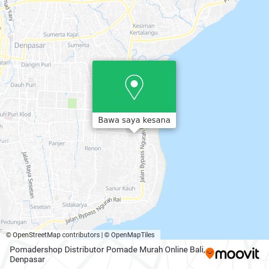 Peta Pomadershop Distributor Pomade Murah Online Bali