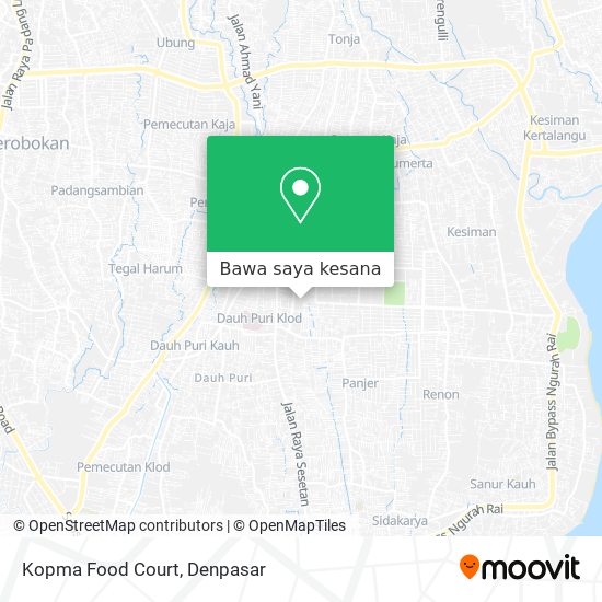 Peta Kopma Food Court