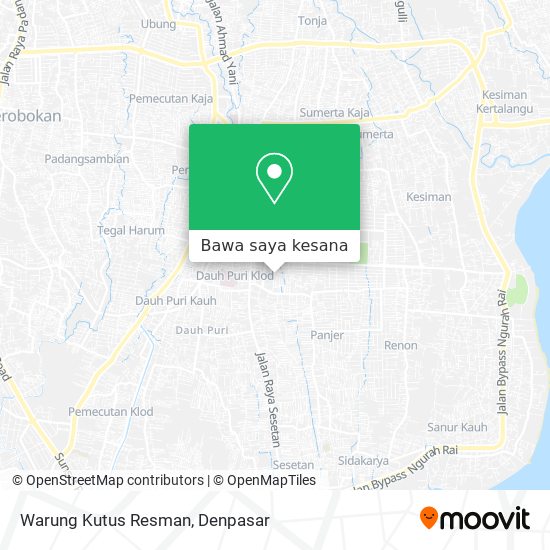 Peta Warung Kutus Resman