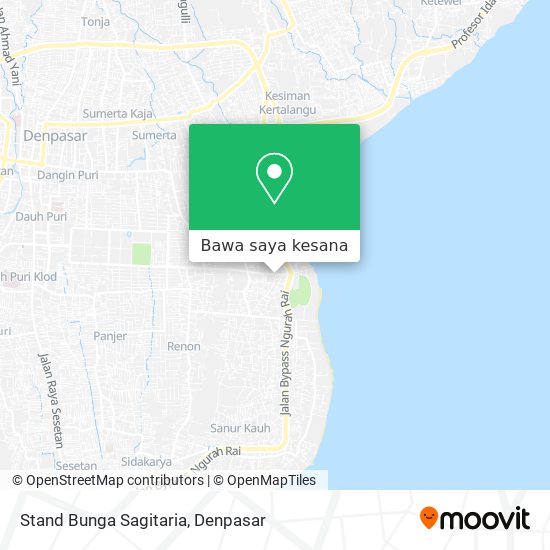 Peta Stand Bunga Sagitaria