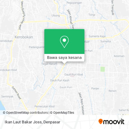 Peta Ikan Laut Bakar Joss