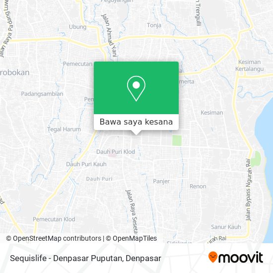 Peta Sequislife - Denpasar Puputan