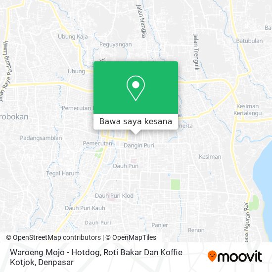 Peta Waroeng Mojo - Hotdog, Roti Bakar Dan Koffie Kotjok