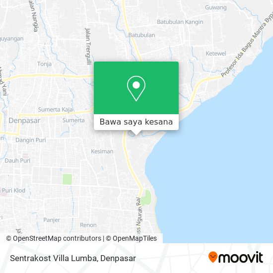 Peta Sentrakost Villa Lumba