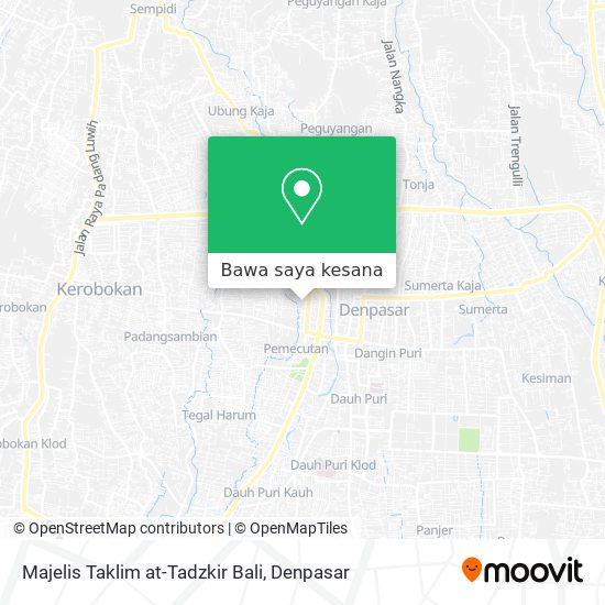 Peta Majelis Taklim at-Tadzkir Bali