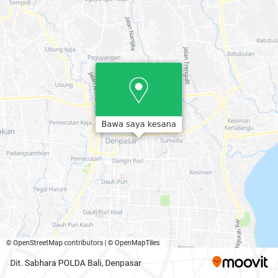 Peta Dit. Sabhara POLDA Bali