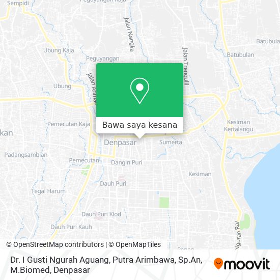 Peta Dr. I Gusti Ngurah Aguang, Putra Arimbawa, Sp.An, M.Biomed