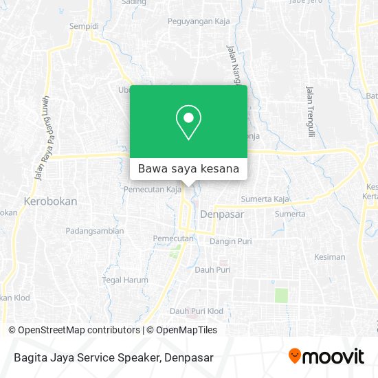 Peta Bagita Jaya Service Speaker