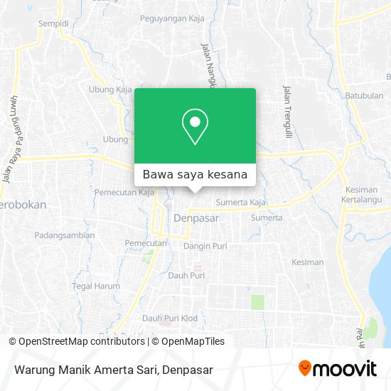 Peta Warung Manik Amerta Sari