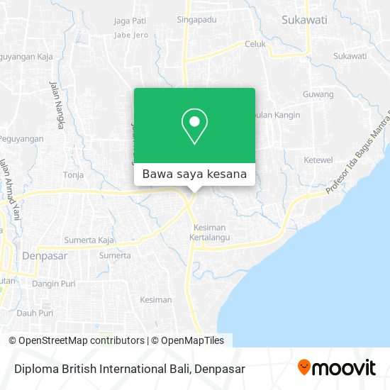 Peta Diploma British International Bali