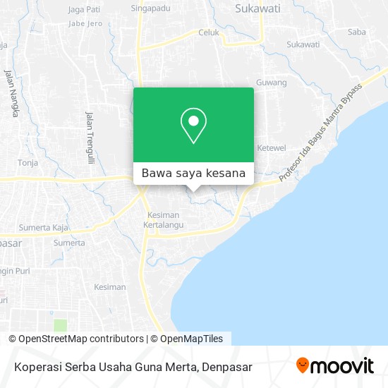 Peta Koperasi Serba Usaha Guna Merta