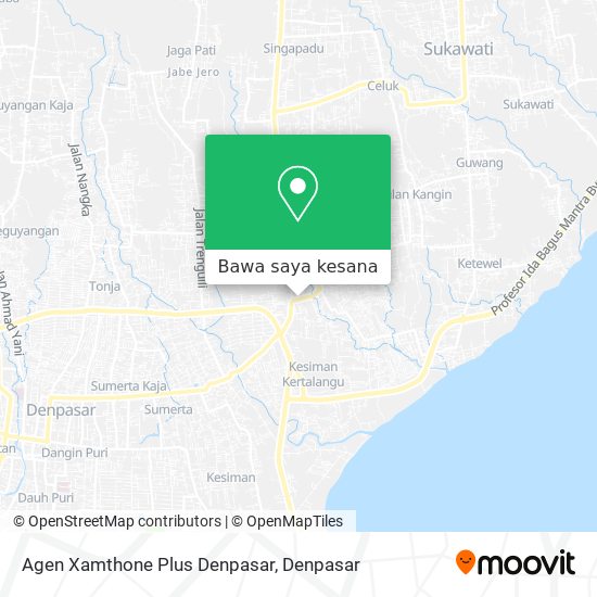 Peta Agen Xamthone Plus Denpasar