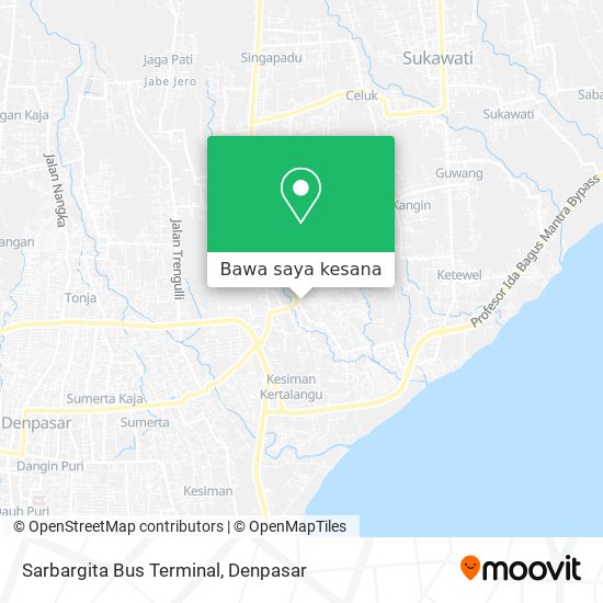 Peta Sarbargita Bus Terminal