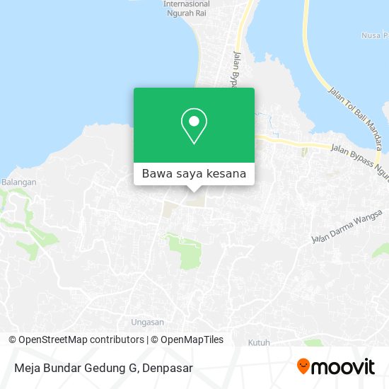 Peta Meja Bundar Gedung G